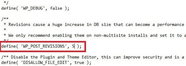 WordPress Post Revisions