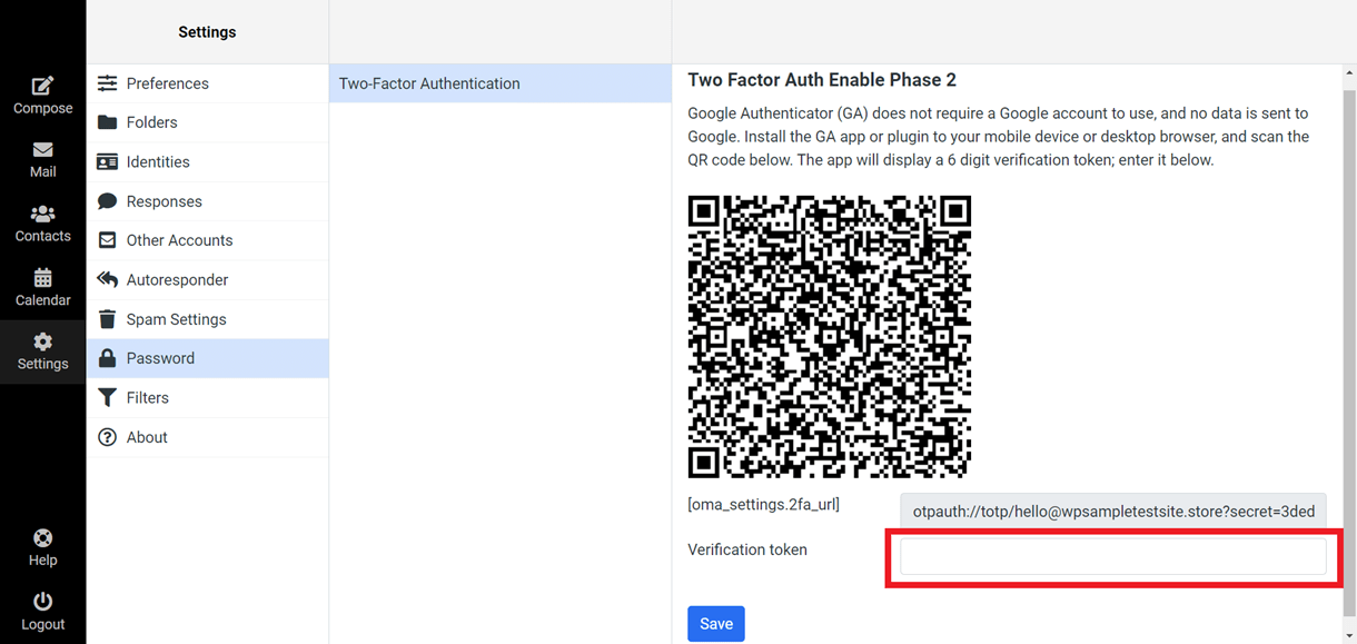 2fa authenticator qr