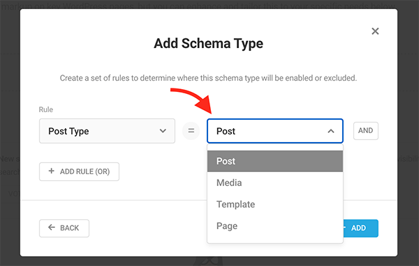 The second schema dropdown.