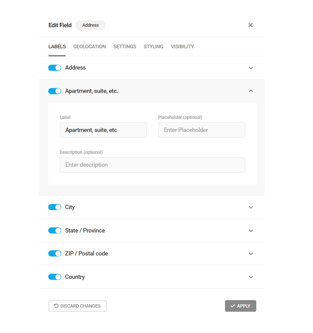 address field label settings@2x