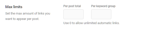 Set maximum number of auto-links per post or keyword in SmartCrawl