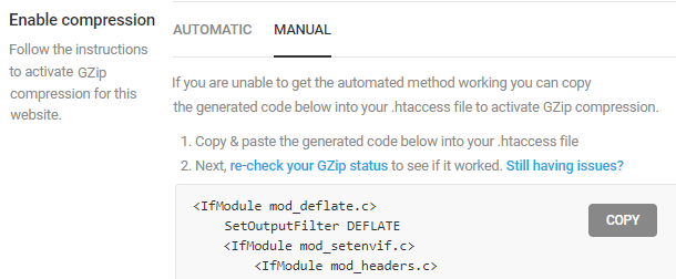apache enable gzip compression