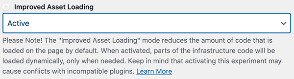 Improved asset loading.