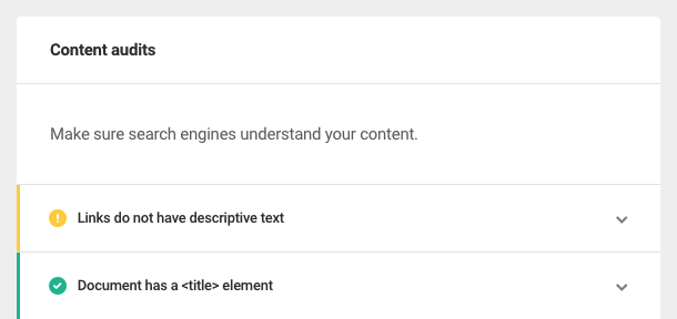 SEO audit report in SmartCrawl
