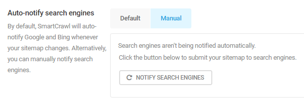 auto-notify search engines