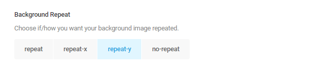 background image repeat setting