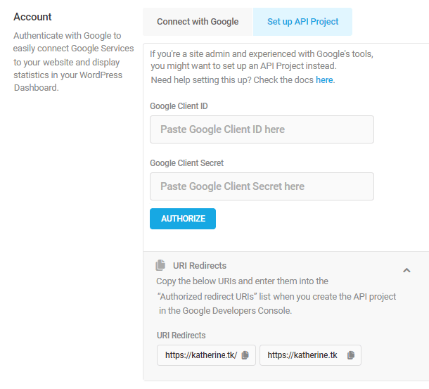 beehive google account api project