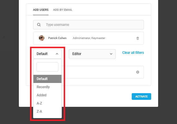 Order the list of WordPress users to add as recipients of BLC scan reports