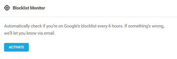 Enable Google blocklist monitor in Defender