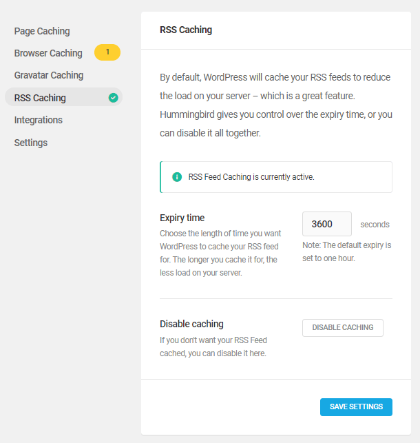 RSS Caching