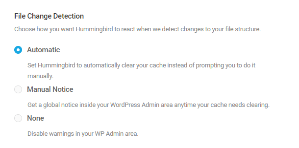 File change detection