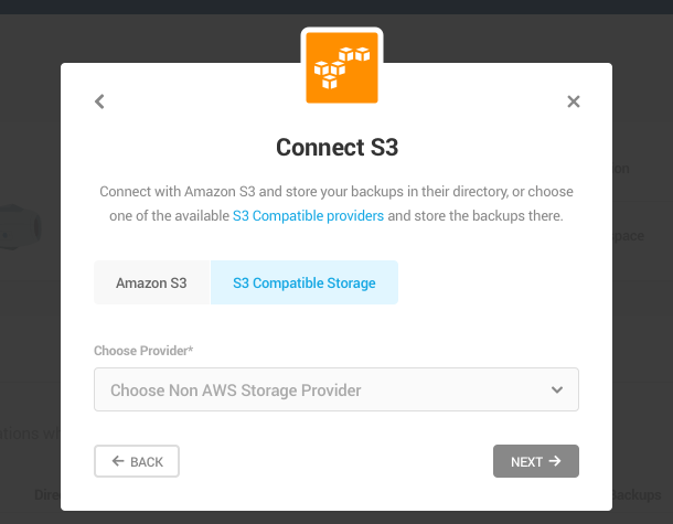 choose an s3 compatible storage