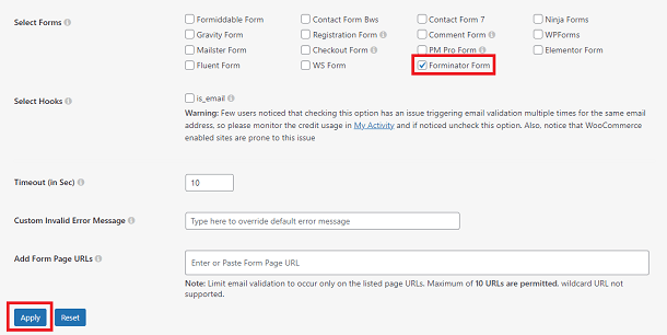Clearout and Forminator Integration
