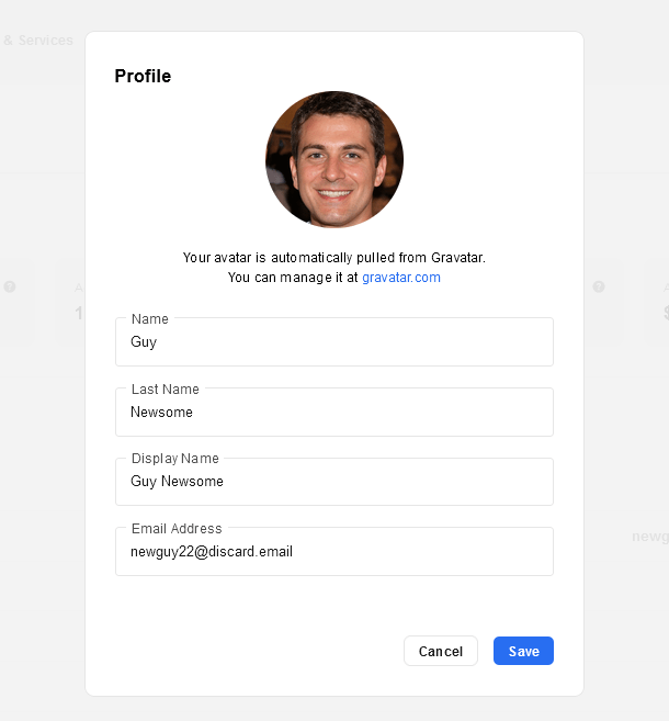 Edit client profile in the Hub Client plugin