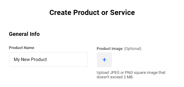 Adding a new product in Client Billing
