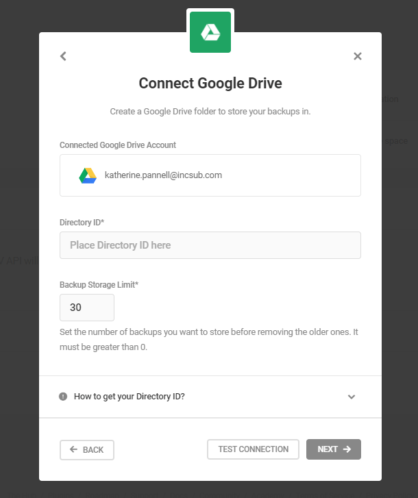 connect google drive
