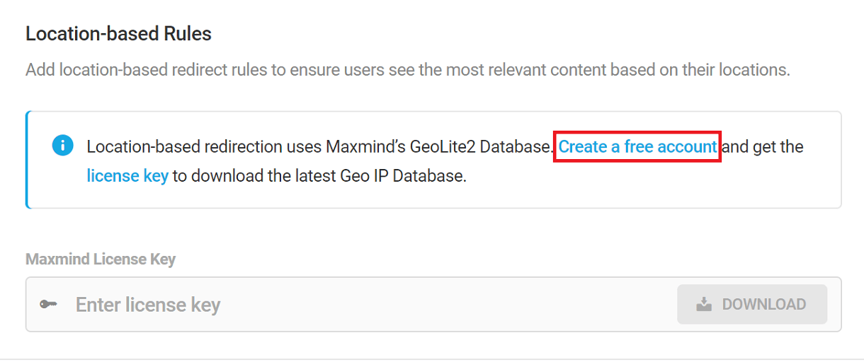 create maxmind account