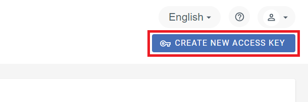 create new access key for wasabi