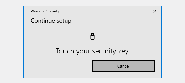 Registering USB device