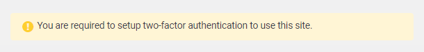 Defender Two-factor authentication required