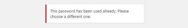 Password used before message
