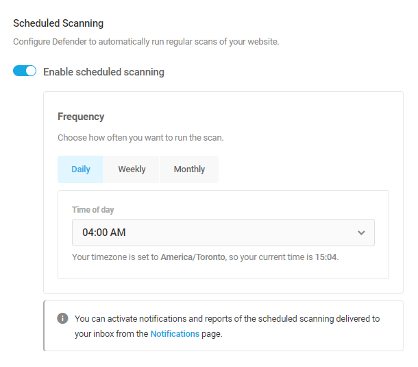 Create a schedule for regular malware scans in Defender
