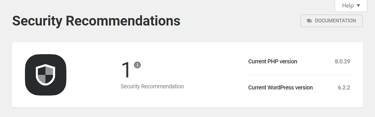 security recommendations overview