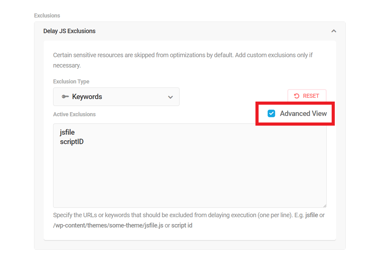 Exclude delay of scripts in Hummingbird