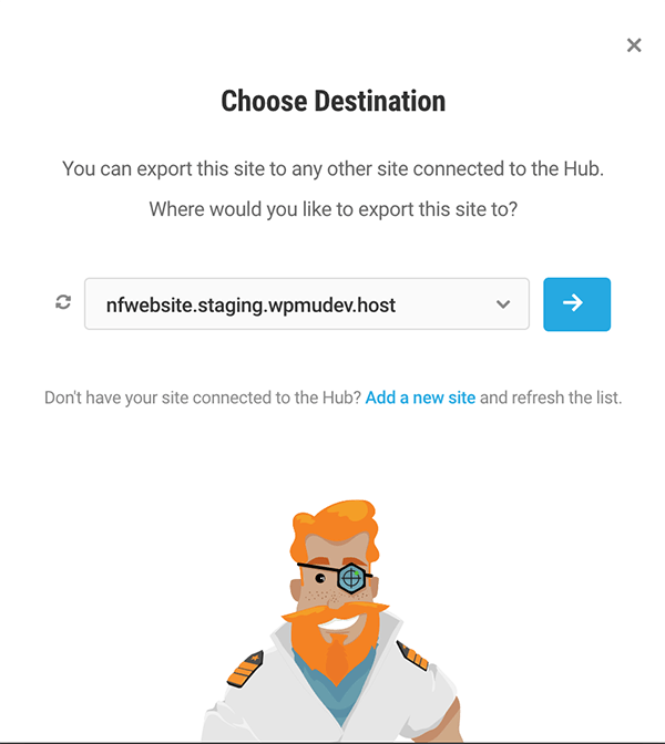 Destination for a website.