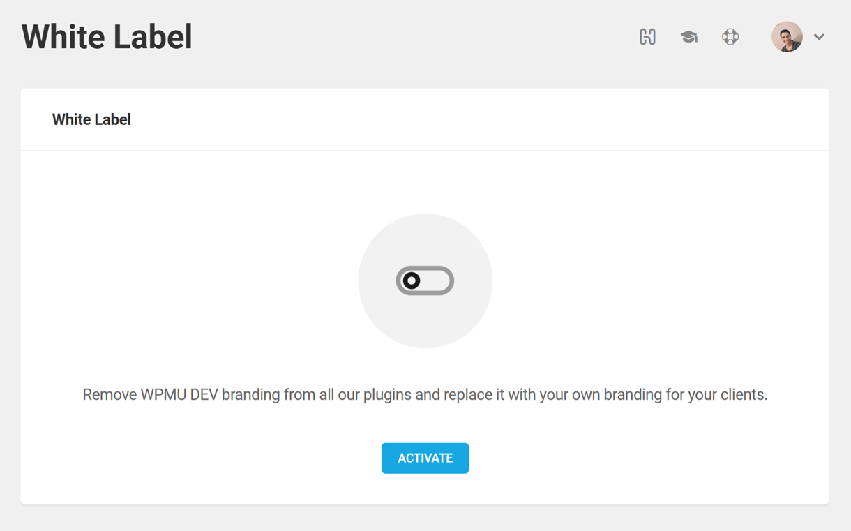 DEV white label feature