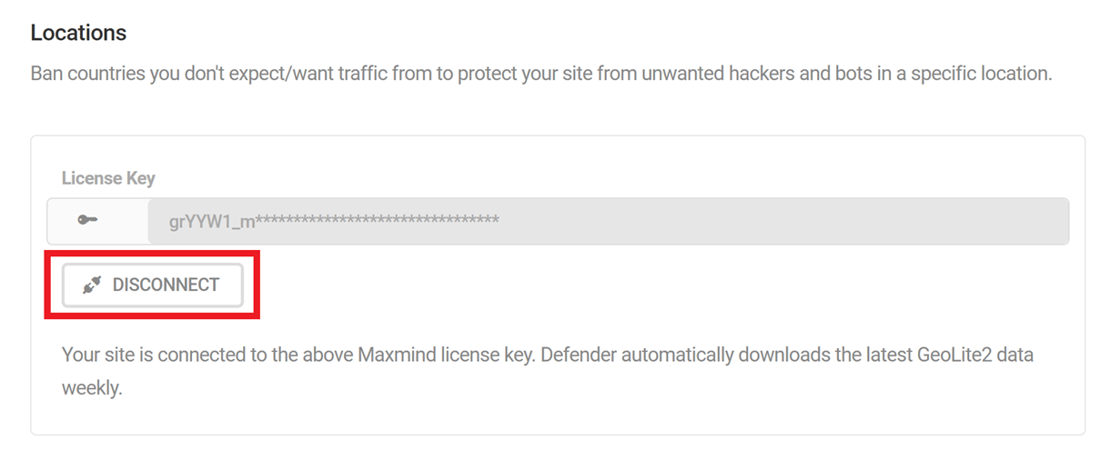 disconnect maxmind