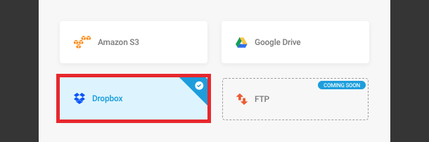 dropbox storage
