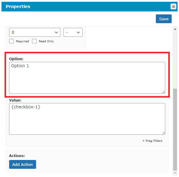 Using form field labels in E2PDF field mapping