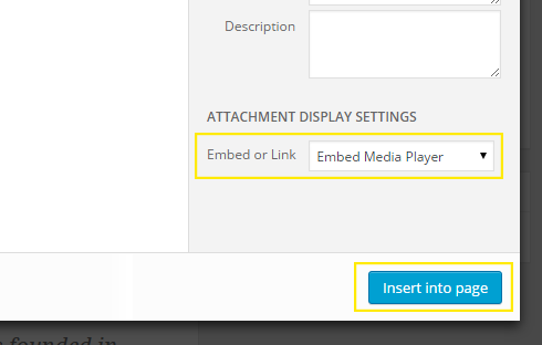 Attachment display settings