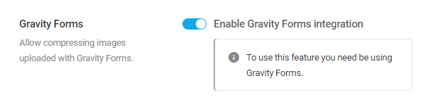 Enable Gravity Forms Integration
