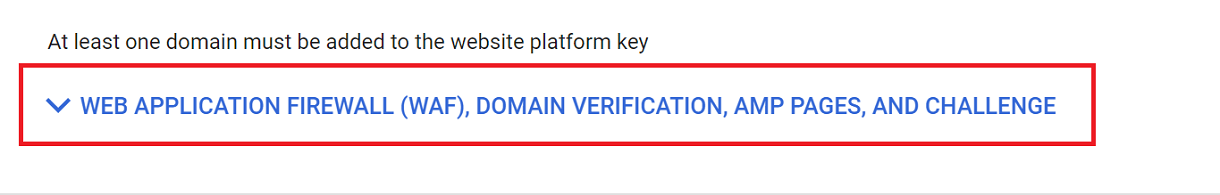 Expand website settings option