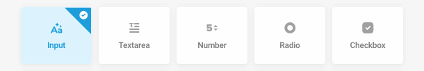 Add a text Input field to a form