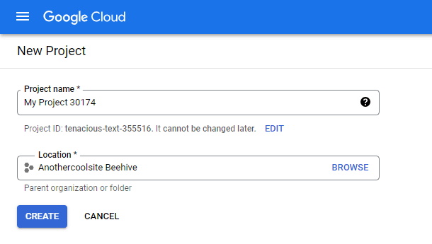 Add new project details