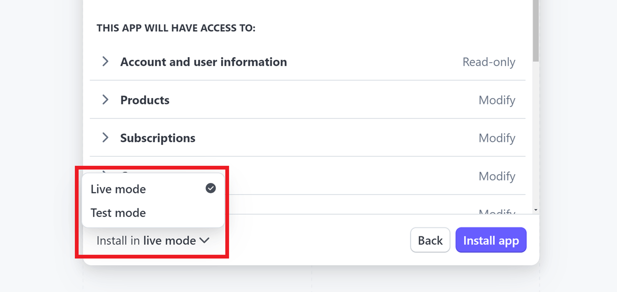 formi app installation mode