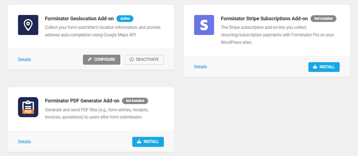 forminator addons