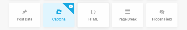 Add a CAPTCHA field to a Forminator form