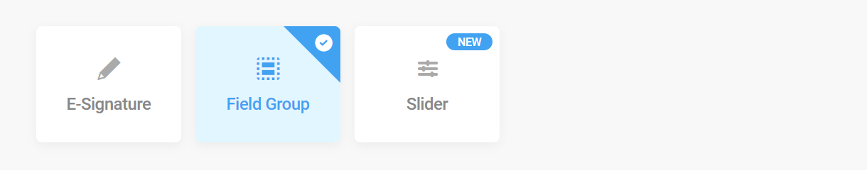 Add a Field Group to a form