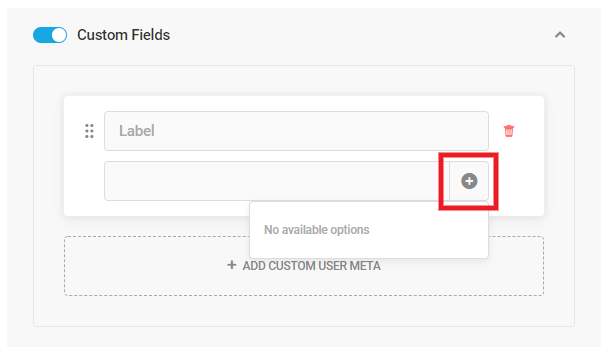 No available fields to map in Post Data element