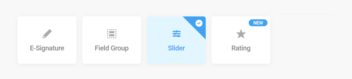 Add a slider field to a form