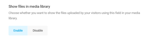 Show files uploaded through a Forminator File Upload field in the media library