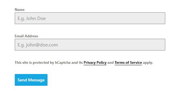 hCAPTCHA invisible in a Forminator form