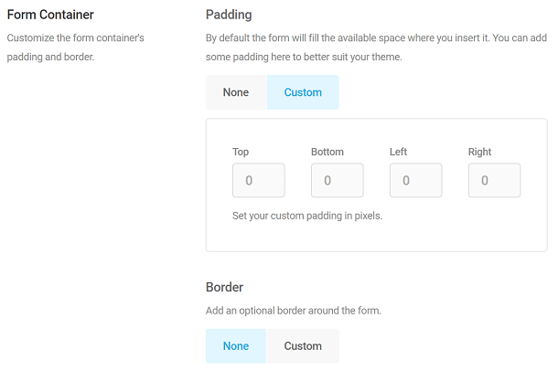 Add padding and border to Forminator poll container