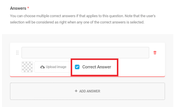 Set a correct answer in a Forminator quiz