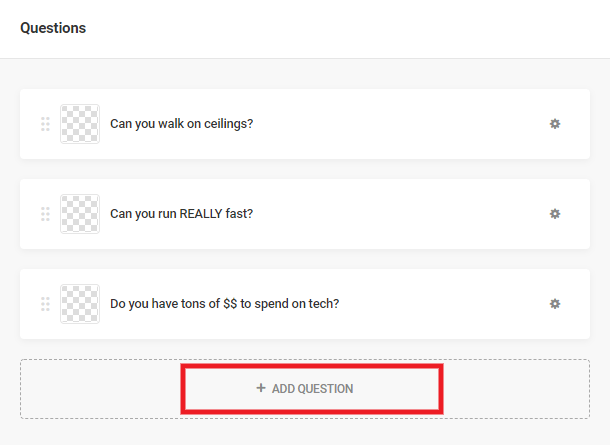 Add a question to a quiz in Forminator
