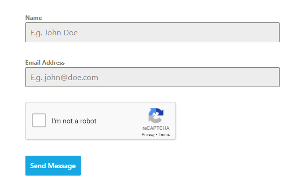 Google reCAPTCHA v2 in a Forminator form